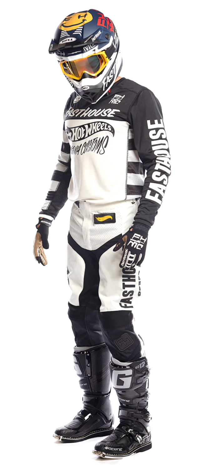 Fasthouse Grindhouse Hot Wheels Pant White Black